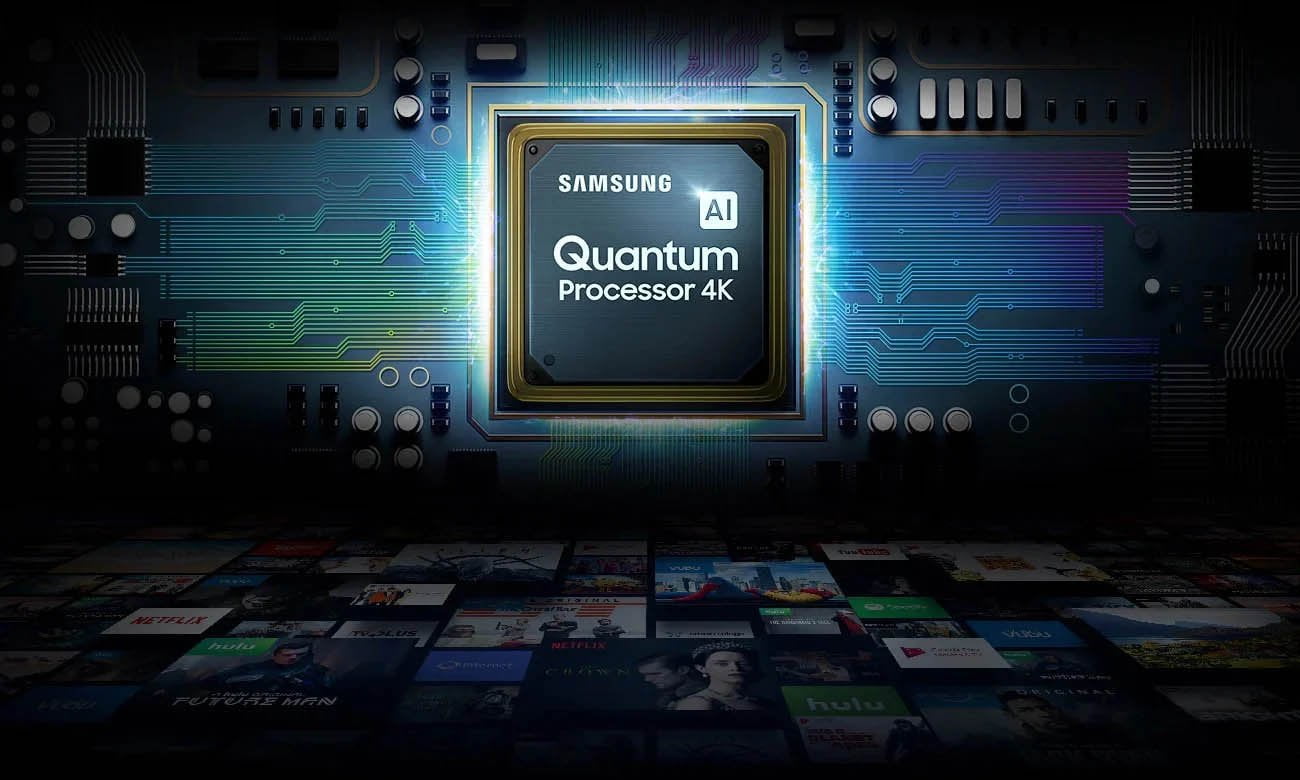 Wydajny procesor przetwarzania obrazu w telewizorze Samsung QE55Q75TA