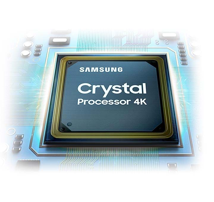 Poznaj wyjątkową jakość wyświetlanych treści - kup telewizor Samsung TU7002 Crystal UHD 4K z zaawansowanym procesorem Crystal 4K