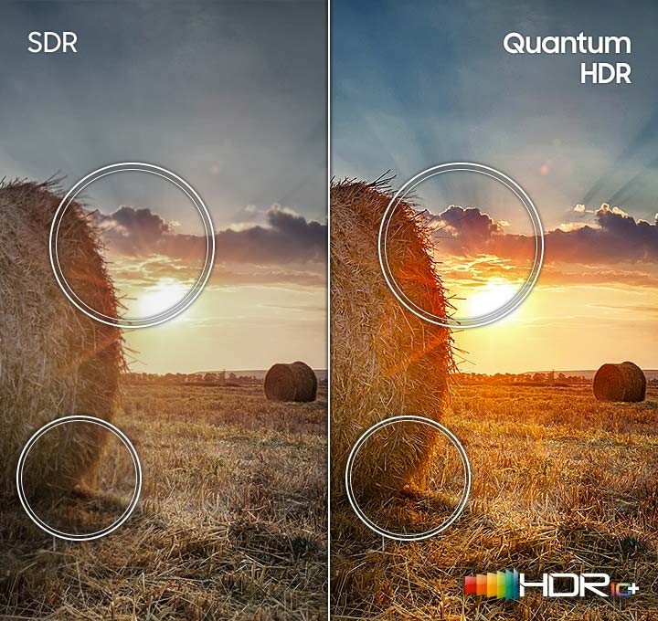 Pełniejsza gama kolorów i szczegółów dzięki technologii Quantum HDR - wybierz telewizory Samsung QLED z HDR10 