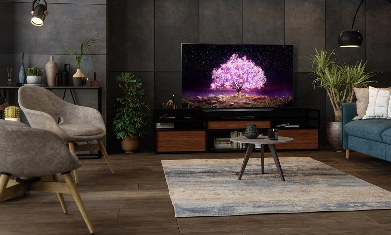 Technologie Dolby Atmos i Dolby Vision IQ w telewizorze OLED55C12LA od LG