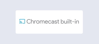 Logo Chromecast built-in